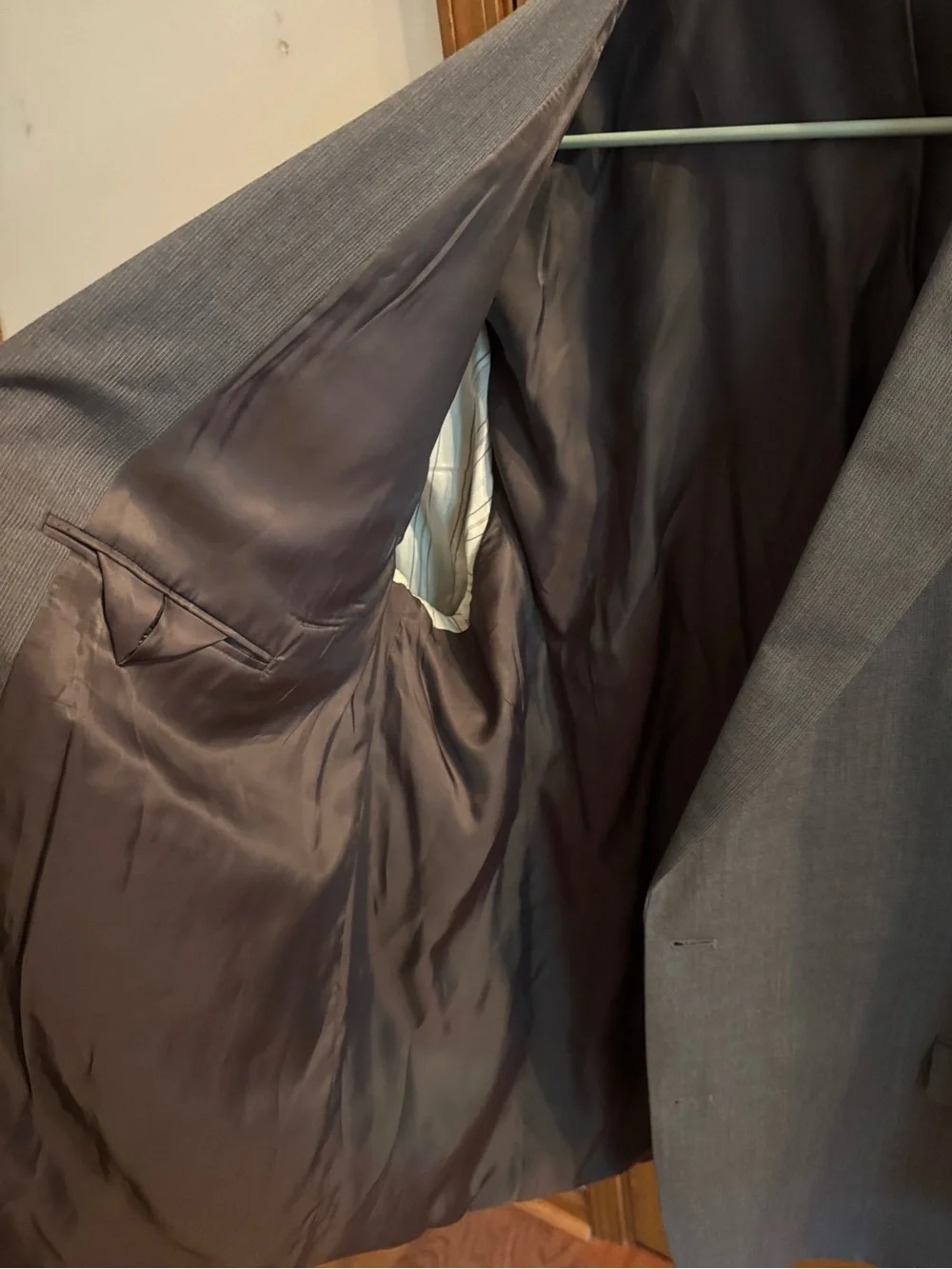 Ralph Lauren Gray Single-Breasted Suit Jacket